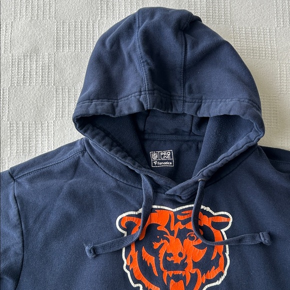 Fanatics Chicago Bears Blue Hoodie Men’s size Large - Picture 7 of 8
